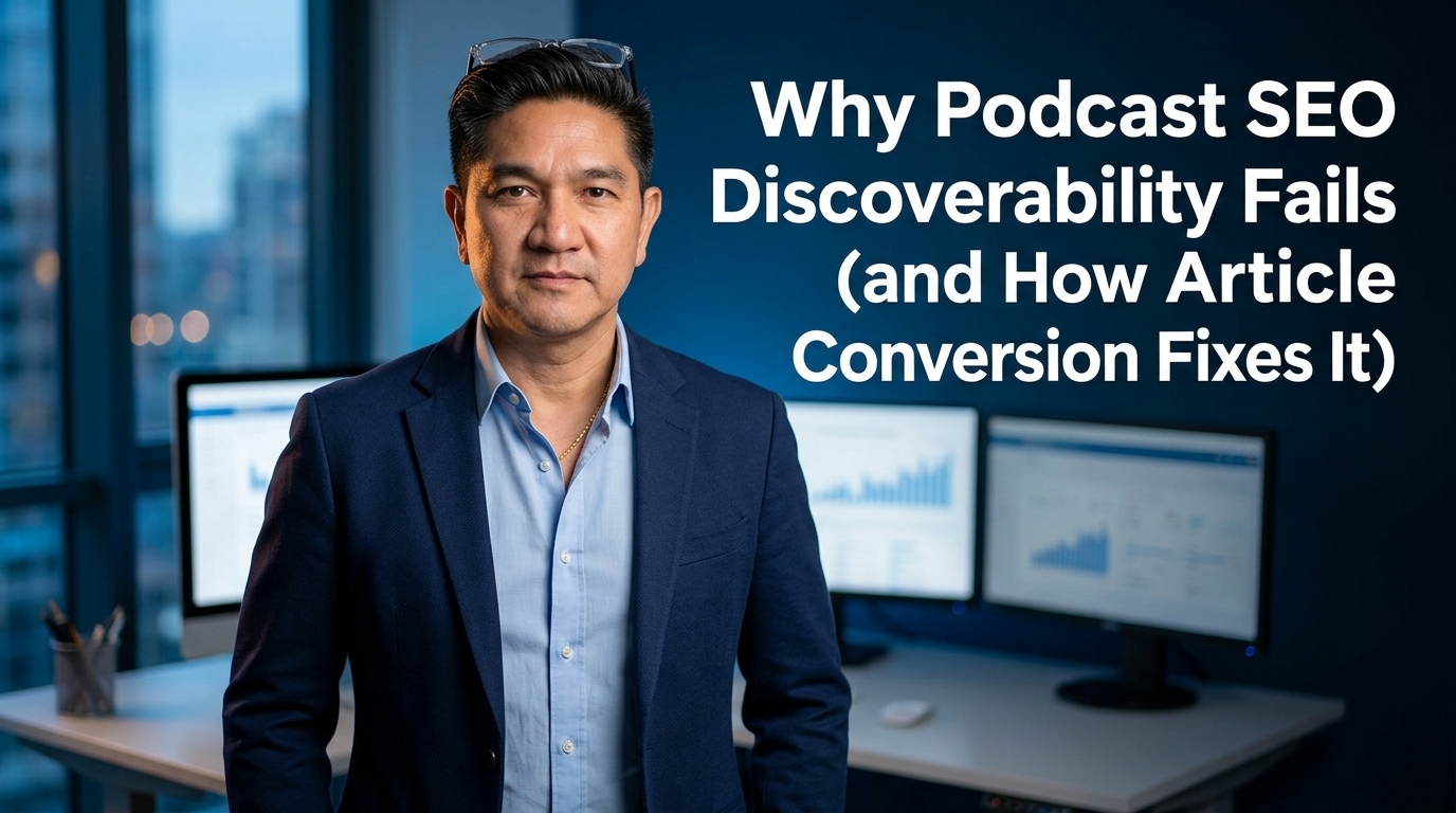 Why Podcast SEO Discoverability Fails (and How Article Conversion Fixes It)